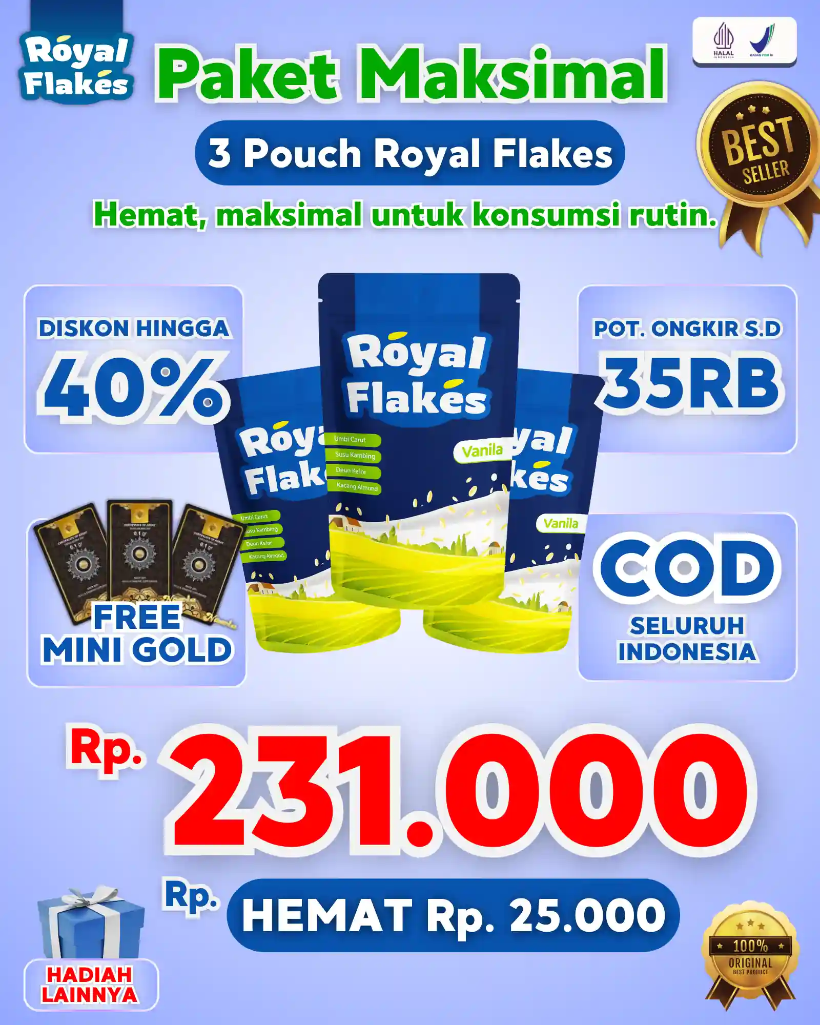 Promo Royal Flakes 3